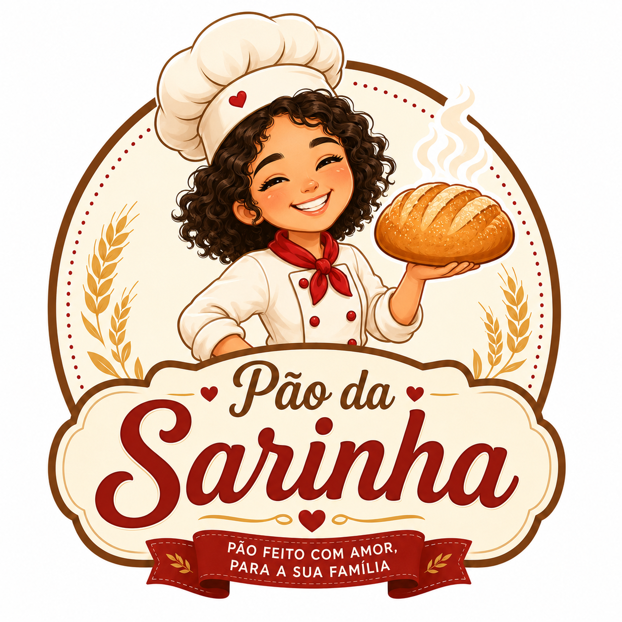 Logo Pão da Sarinha